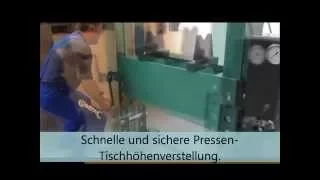 Elektro-Hydraulische Werkstattpresse 60 t. EP 60 D Compac Presse mit 3 jahren Garantie