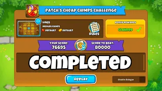 Patch's Cheap CHIMPS Challenge Guide!