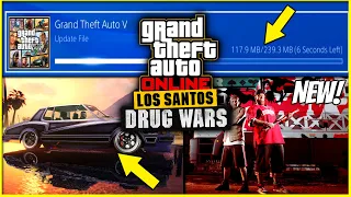 GTA Online Los Santos Drug Wars DLC TOMORROW!! - Download Sizes, Release Time, Vehicles & MORE!