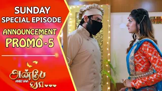 Anbe Vaa - Sunday Special Episode Announcement (Promo -5) | அன்பே வா | Virat | Delna Davis