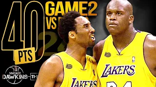 Shaq Drops 40 Pts, 24 Rebs, 4 Asts And 3 Blks In Game 2 Of 2000 NBA Finals vs Pacers | 1080p