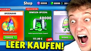 *WELTREKORD* WIR KAUFEN DEN GRÖSSTEN STUMBLE GUYS SHOP LEER! 🤑 EXTREM TEUER...😭