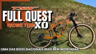 TUDO SOBRE MINHA BIKE NOVA - TSW FULL QUEST RACING TEAM X0 - Review + test-ride