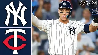 New York Yankees vs Minnesota Twins | Game Highlights | 6/5/24