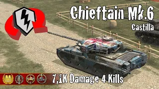 Chieftain Mk.6  |  7,1K Damage 4 Kills  |  WoT Blitz Replays