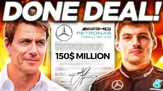 Max Verstappen's INSANE NEW DEAL with Mercedes Just Got LEAKED!