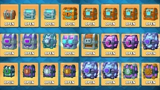 OPENING EVERY CHEST IN CLASH ROYALE! All Chest Opening & NEW DRAFT CHEST!