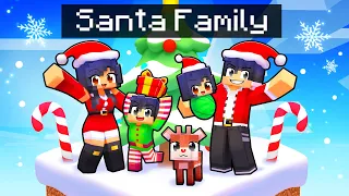 Having a SANTA FAMILY in Minecraft!