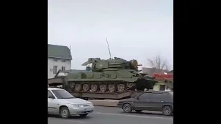 Ukraine War - 2K22 Tunguska Anti-Aircraft being moved