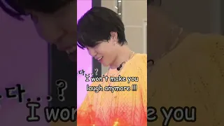 jimin's reaction when hobi picked jin as the funniest for him 😂