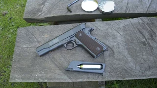 Swiss Arms P1911 CO2 laadimine ja laskmine