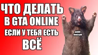 ЧТО ДЕЛАТЬ В GTA ONLINE ЕСЛИ У ТЕБЯ ЕСТЬ ВСЁ