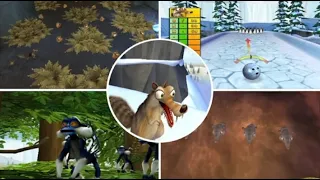Ice Age 2: The Meltdown - All Minigames (PS2, PC, Xbox, Wii, Gamecube)