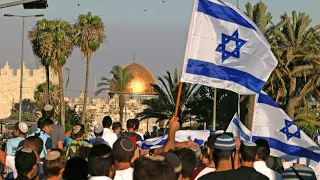 Jerusalem: Nationalistischer "Flaggenmarsch" und Gegendemonstration | AFP