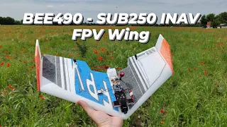 Bee490 - Sub 250g FPV INAV flying wing, only 125g !!!
