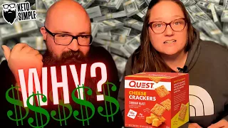 They Cost How Much??? Quest Cheddar Blast Crackers