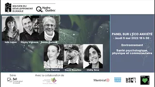 Panel sur l'éco anxiété