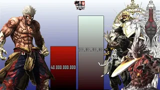 ASURA VS ALL GOHMAS AND DEITIS - Asura's Wrath Power Levels