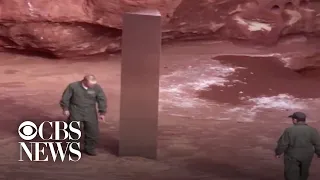 Mysterious monolith found in Utah desert