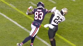 Javon Wims CHEAP SHOT Punches & Fight (Ejected) | Saints vs. Bears | Unfair Fight