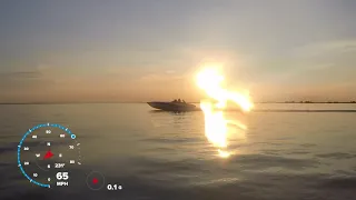 SEADOO GTX 300 LIMITED VS Scarab boat on lake St. Clair