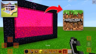 How to Make Portal to MINECRAFT in CRAFT WORLD