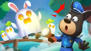 Ghosts on a Foggy Day | Outdoor Safety Tips | Play Safe | Kids Cartoon | Sheriff Labrador