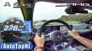 Mercedes AMG A45 S 421HP | TOP SPEED on AUTOBAHN by AutoTopNL