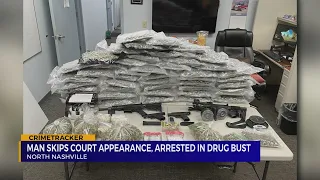 Nashville, TN man skips court appearance, arrested in drug bust