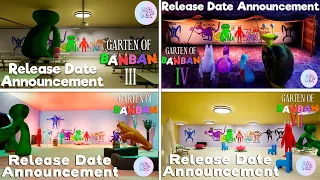 Garten of Banban: 3,4,5,6,7! All Release Date Announcement Comparison