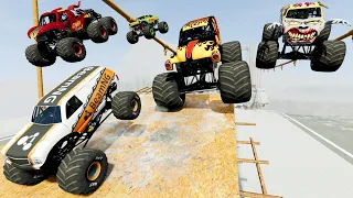 Monster Jam Big vs Small Monster Trucks Insane Challenges