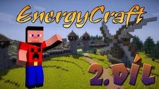 Minecraft EnergyCraft s Miniklem let's play 2. Díl: Timelapse chalupy a farmy