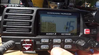 VHF DSC GMDSS Urgency call