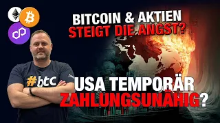 Shutdown-Gefahr in den USA! Crypto Chart Crash geht weiter?!