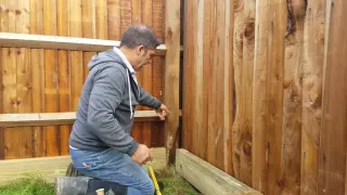 How To Build A Wooden Sleeper Raised Bed - Part 2