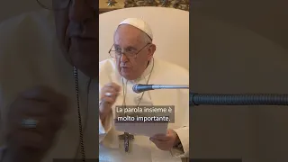 #papafrancesco guardare la realtà dei fatti, non lasciarsi condizionare da linguaggi di odio #shorts