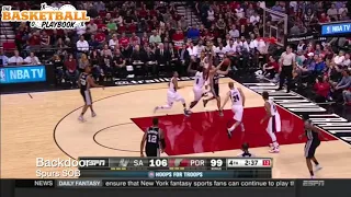 Spurs Sideline out of Bounds "Hand Off - Options"