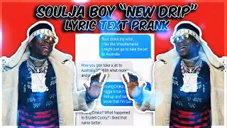 SOULJA BOY “NEW DRIP" LYRIC TEXT PRANK ON MOM