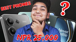 Top 5 Best Smartphones Under 25000 in Nepal Right Now 🔥🔥