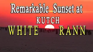 SUNSET AT WHITE RANN, KUTCH,(GUJRAT)
