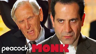"He was coughing on  my neck" | Monk