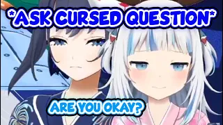 Kronii breaks Gura's smile by asking cursed question【HololiveEN】