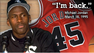 Michael Jordan Returns (1995 Comeback)