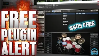 FREE PLUGIN ALERT | Steven Slate Drums SSD5 FREE (Drum Instrument/Plugin)