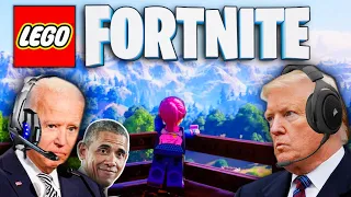 Presidents Play The LEGO Fortnite New Update
