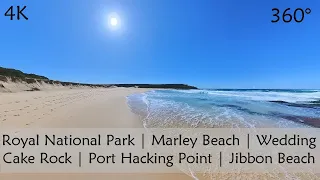 Walking Marley Beach to Jibbon Beach | The Coast Track | Sydney Royal National Park | 360° Video