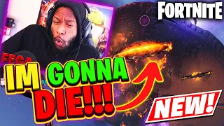 STREAMER REACTS TO THE FORTNITE SKYFIRE EVENT | New Fortnite Season 8 Event