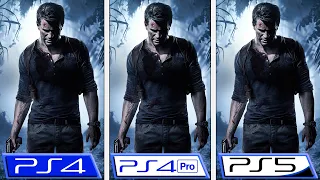 Uncharted 4 | PS5 - PS4 - PS4 Pro | Graphics & FPS Comparison