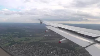 British Airways Airbus A319 landing in London Heathrow