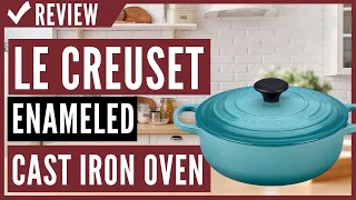 Le Creuset Enameled Cast Iron Signature Sauteuse Oven, 3.5 qt., Caribbean Review